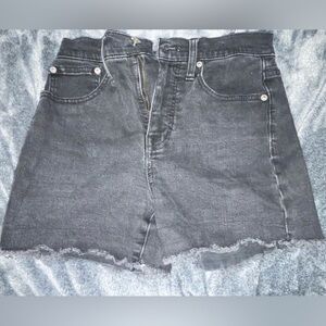 Madewell High Rise Denim Shorts